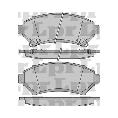 PASTILLAS DE FRENO CHEVROLET IMPALA MONTECARLO VENTURE - DELANTERA