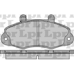 PASTILLAS DE FRENO FORD TRANSIT RODADO 14 - DELANTERA
