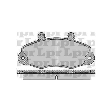 PASTILLAS DE FRENO FORD TRANSIT RODADO 14 - DELANTERA