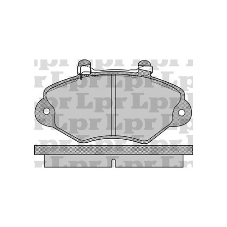 PASTILLAS DE FRENO FORD TRANSIT RODADO 15 - DELANTERA