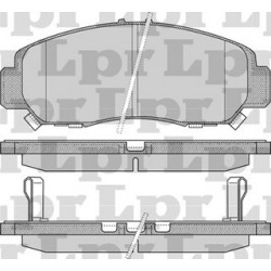 PASTILLAS DE FRENO HONDA ACCORD ACURA CIVIC VIII FR-V LEGEND STREAM VTEC - DELANTERA
