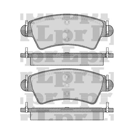 PASTILLAS DE FRENO CITROEN XSARA PEUGEOT 206 307 1.6 - DELANTERA