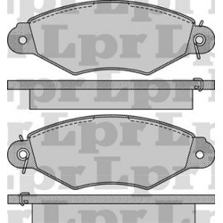 PASTILLAS DE FRENO CITROEN XSARA PEUGEOT 206 306 RENAULT KANGOO - DELANTERA