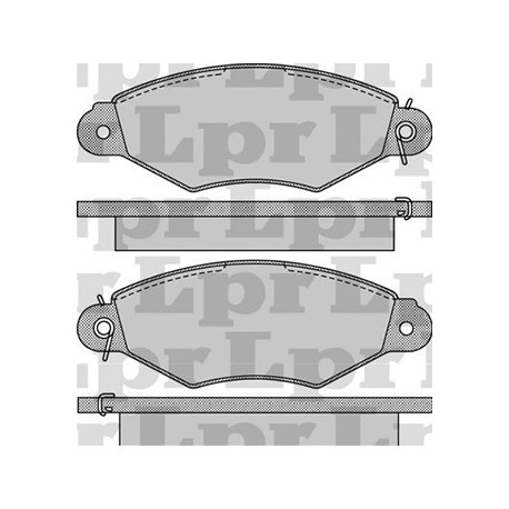 PASTILLAS DE FRENO CITROEN XSARA PEUGEOT 206 306 RENAULT KANGOO - DELANTERA