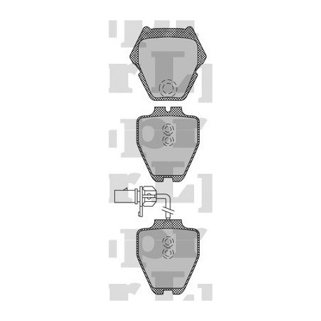 PASTILLAS DE FRENO AUDI A4 A6 A8 ALL ROAD S4 S6 VOLKSWAGEN PASSAT PHAETON 3.2 V6 - DELANTERA