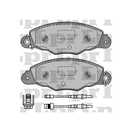 PASTILLAS DE FRENO CITROEN XANTIA XM PEUGEOT 406 3.0 V6 607 - DELANTERA