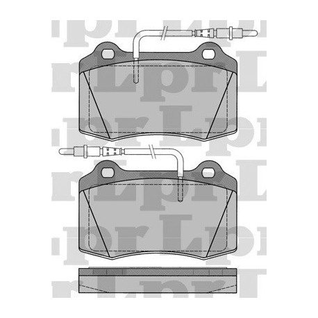 PASTILLAS DE FRENO JEEP GRAND CHEROKEE 07/ PEUGEOT 406 COUPE 97/ - TRASERA