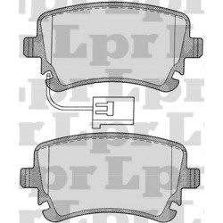 PASTILLAS DE FRENO AUDI A4 III 3.0 V6 AVANT VOLKSWAGEN TRANSPORTER 03/ - TRASERA