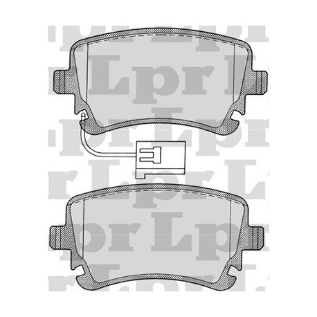 PASTILLAS DE FRENO AUDI A4 III 3.0 V6 AVANT VOLKSWAGEN TRANSPORTER 03/ - TRASERA