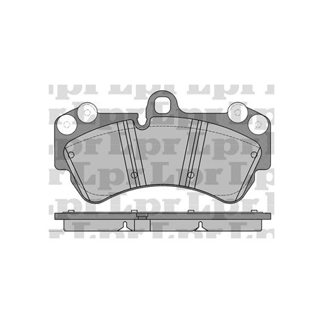 PASTILLAS DE FRENO AUDI 3.0 PORSCHE CAYENNE 3.2- S 4.5 340CV VOLKSWAGEN TOUAREG 2.5 - 3.2 - 4.2 - 5.0 ARO 17 - DELANTERA