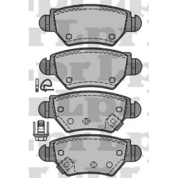 PASTILLAS DE FRENO CHEVROLET ASTRA ZAFIRA 1.6 - 1.8 - 2.0 DI 16V 98/01 - TRASERA