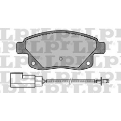 PASTILLAS DE FRENO FORD TRANSIT 06/ - TRASERA