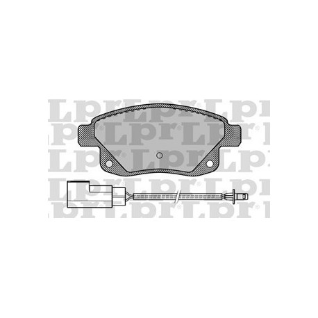 PASTILLAS DE FRENO FORD TRANSIT 06/ - TRASERA