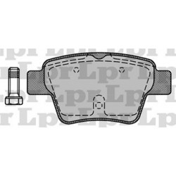 PASTILLAS DE FRENO CITROEN C4 COUPE GEELY EMGRAND 7 1.8 PEUGEOT 307 04/ - TRASERA