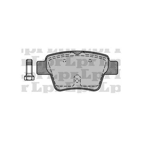 PASTILLAS DE FRENO CITROEN C4 COUPE GEELY EMGRAND 7 1.8 PEUGEOT 307 04/ - TRASERA