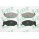 PASTILLAS DE FRENO DODGE CHRYSLER CARAVAN DAYTONA GRAND CARAVAN LEBARON SHADOW SPIRIT VOYAGER - DELANTERA