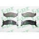 PASTILLAS DE FRENO DODGE CHRYSLER CARAVAN DAYTONA GRAND CARAVAN LEBARON SHADOW SPIRIT VOYAGER - DELANTERA