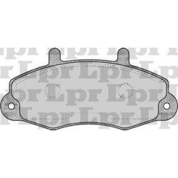 PASTILLAS DE FRENO FORD TRANSIT RODADO 14 - DELANTERA