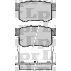 PASTILLAS DE FRENO HONDA ACCORD CIVIC COUPE LEGEND NSX 3.0 ROVER 620 623 - TRASERA