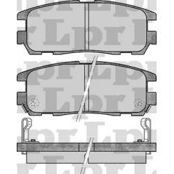 PASTILLAS DE FRENO HONDA PASSAPORT ISUZU RODEO TROOPER - TRASERA