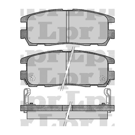 PASTILLAS DE FRENO HONDA PASSAPORT ISUZU RODEO TROOPER - TRASERA