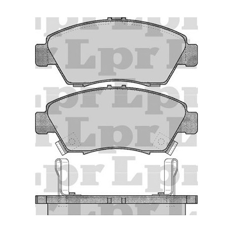 PASTILLAS DE FRENO HONDA CIVIC CR-X 90/96 - DELANTERA