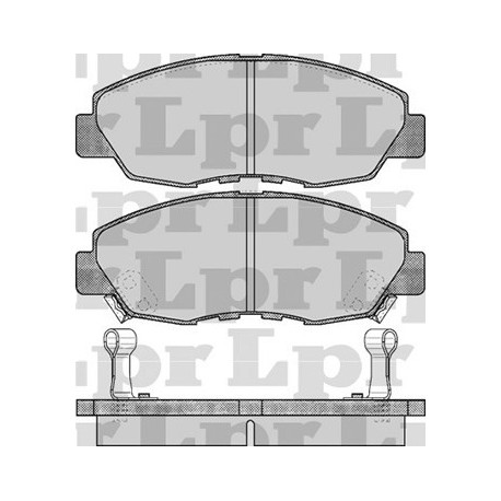 PASTILLAS DE FRENO ACURA CL HONDA ACCORD CIVIC PRELUDE ROVER 620 DIESEL 90/96 - DELANTERA