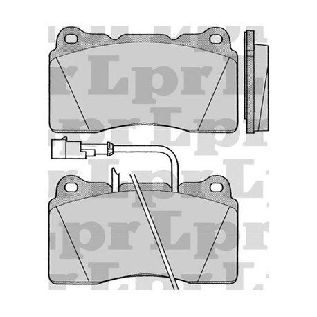 PASTILLAS DE FRENO ALFA ROMEO 146 MITSUBISHI EVOLUTION LANCER PEUGEOT 605 607 - DELANTERA