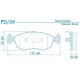 PASTILLAS DE FRENO FORD ESCORT ORION VOLKWAGEN GOL POINTER POLO - DELANTERA
