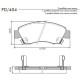 PASTILLAS DE FRENO HONDA CIVIC 1.3 1.5 1.6 90/96 FIT 03/ - DELANTERA