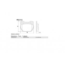 PASTILLAS DE FRENO LAND ROVER DEFENDER 110 3.5 16V DISCOVERY 2.5 TDI - TRASERA
