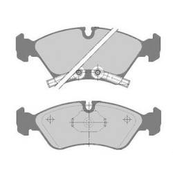 PASTILLAS DE FRENO CHEVROLET MERIVA RODADO 14 02/03 - DELANTERA