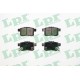 PASTILLAS DE FRENO HONDA ACCORD VIII 2.4 I-VTEC 16V TOURER 08/ - TRASERA