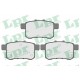 PASTILLAS DE FRENO HONDA ACCORD VIII 2.4 I-VTEC 16V TOURER 08/ - TRASERA