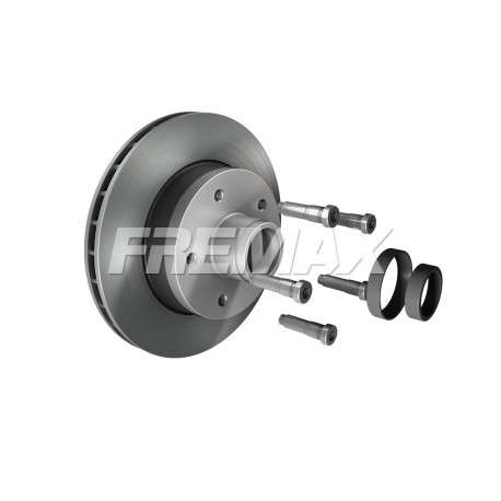 DISCO DE FRENO DELANTERO VENTILADO FORD RANGER /BRONCO INCLUYE KIT DE RODAMIENTOS (DIAMETRO 261MM-ALTURA 105MM-AGUJEROS 5)