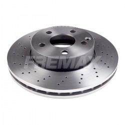 DISCO DE FRENO DELANTERO VENTILADO MB C180 (PISTA PERFORADA) (DIAMETRO 295MM-ALTURA 64.5MM-AGUJEROS 5)