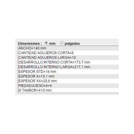 BLOQUE DE FRENO