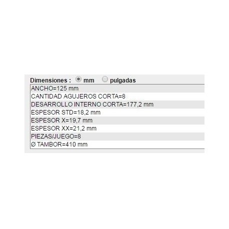 BLOQUE DE FRENO