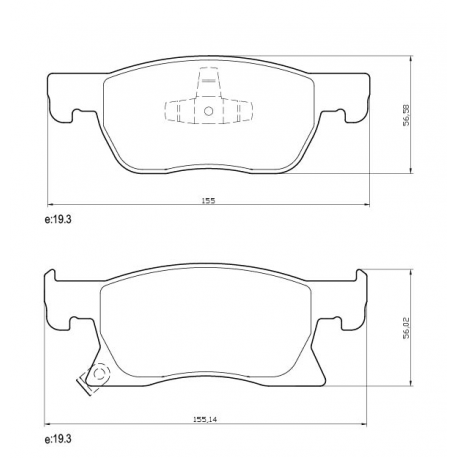 PASTILLAS DE FRENO CHEVROLET ASTRA 15/ - DELANTERA