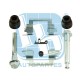 KIT DE PERNOS GUIA Y ANTIRRUIDO CALIPER JEEP COMPASS PATRIOT DELANTERO