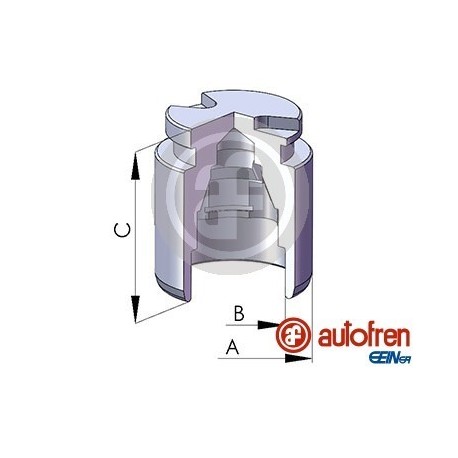 PISTON DE CALIPER MAZDA 323 626 (TRASERO) 35MM