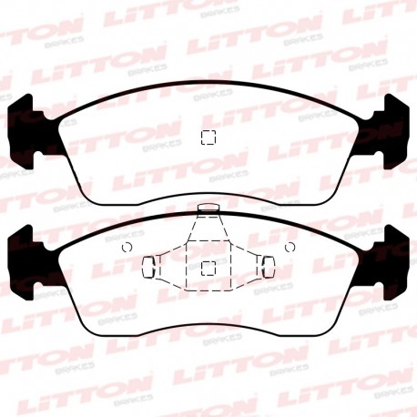 PASTILLAS DE FRENO CITROEN C3 1.5 1.6 FIAT ARGO MOBI UNO WAY PEUGEOT 208 - DELANTERA