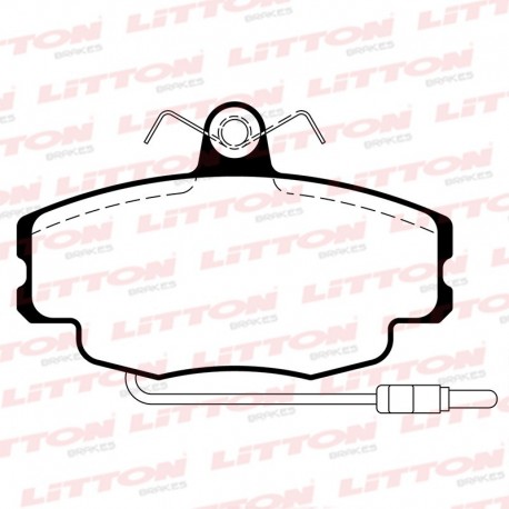 PASTILLAS DE FRENO FIAT DUNA UNO PEUGEOT 205 RENAULT EXPRESS FUEGO MEGANE R9 R11 R18 R19 - DELANTERA