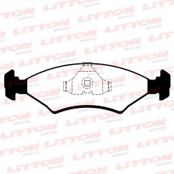 PASTILLAS DE FRENO FORD ESCORT KA VOLKWAGEN POINTER - DELANTERA