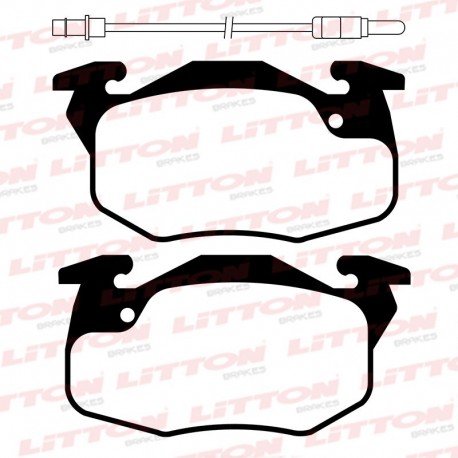 PASTILLAS DE FRENO CITROEN ZX ZX PEUGEOT 106 306 - DELANTERA