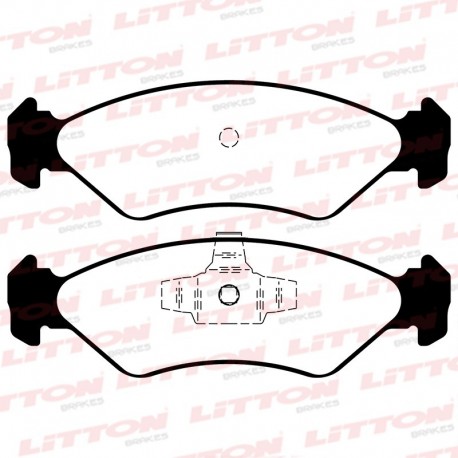 PASTILLAS DE FRENO FORD FIESTA KA - DELANTERA