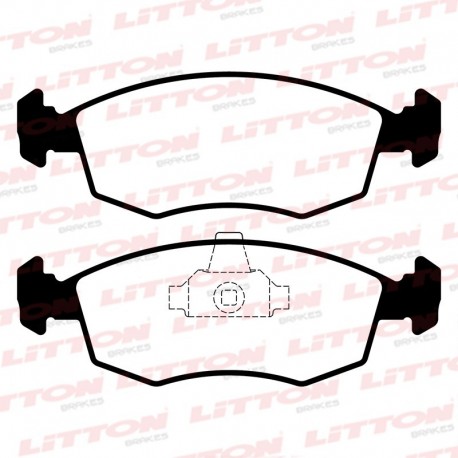 PASTILLAS DE FRENO FIAT IDEA PALIO PUNTO SIENA STRADA - DELANTERA