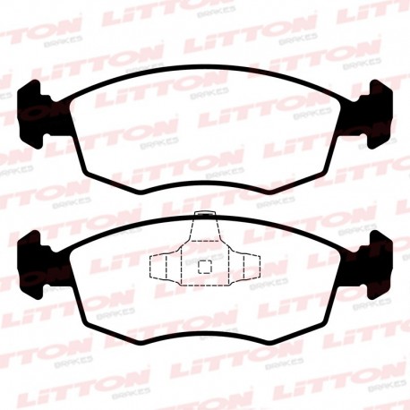 PASTILLAS DE FRENO FIAT 500 LOUNGE- SPORT AIR 1.4 16V DOBLO GRAND SIENA IDEA PALIO PUNTO SIENA STRADA - DELANTERA