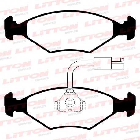 PASTILLAS DE FRENO FIAT FIORINO PALIO SIENA UNO MILLE - DELANTERA