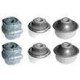 JUEGO DE BUJES PEUGEOT 206 207 20 MM (6 PIEZAS) 7431-20 X 2 + 7433 X 2 + 7434 X 2